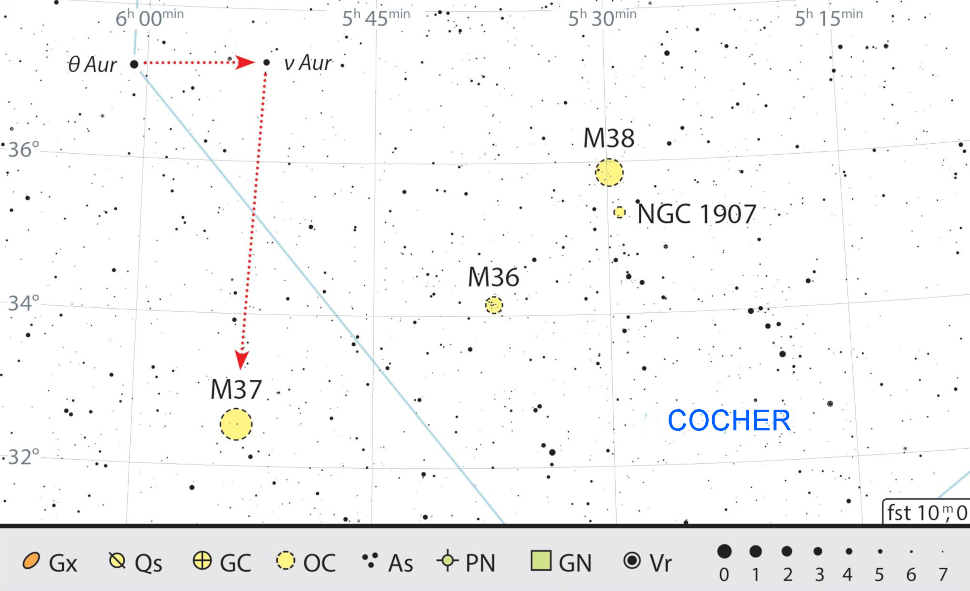 Carte de recherche de M 37. J. Scholten